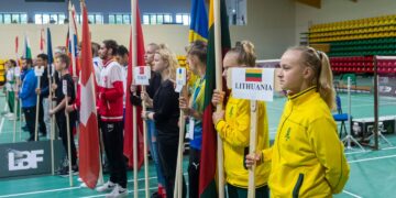 Europos kurčiųjų badmintono čempionate lietuviai sutriuškino prancūzus