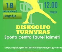 Diskgolfo turnyras Kazlų Rūdoje