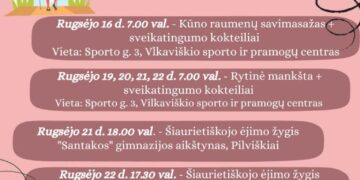 Europos judumo savaitė Vilkaviškio savivaldybėje