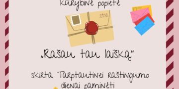 Kurybinė popietei Tarptautinei raštingumo dienai