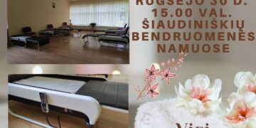 Nemokamas masažas Šiaudiniškiuose