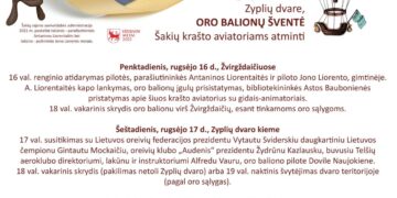 Oro balionų šventė Zyplių dvare
