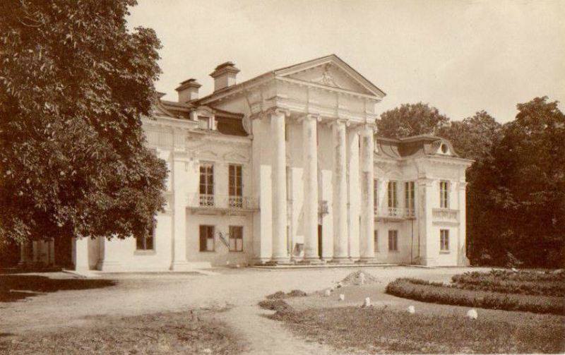 Paežerių dvaro rūmai Vilkaviškio rajone 1916 m.