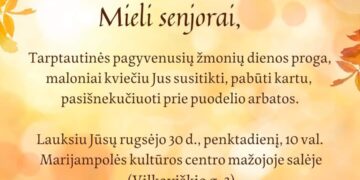 Pagyvenusių žmonių diena Marijampolėje