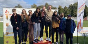 Šakių JKSC lengvaatlečiai sėkmingai dalyvavo Marijampolės vaikų ir jaunučių lengvosios atletikos čempionate