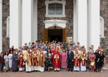Vilkaviškio vyskupijos tikybos mokytojai ir katechetai mokslo metus pradėjo Lazdijuose