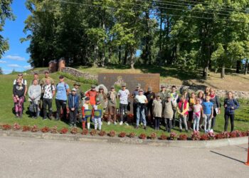 Vyko jaunimo žygis Partizano Juozo Lukšos-Daumanto keliais