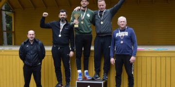 Diskgolfo turnyre „Sporto centro Taurei laimėti“ triumfavo M.Martinaitis ir R.Jasiliūnas