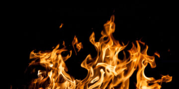 Pajotulių k. degė ūkinis pastatas