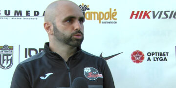 Po pergalės Migelis Moreira: „Iki baudinio gerai kontroliavome rungtynes“