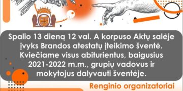 Brandos atestatų įteikimo šventė