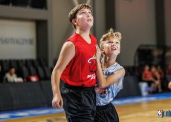 Jr. NBA čempionatą jaunieji Marijampolės krepšininkai pradėjo pergalingai