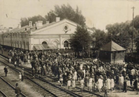 Kybartų geležinkelio stoties peronas