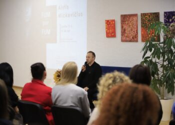 Marijampolėje viešėjo parfumeris Aistis Mickevičius