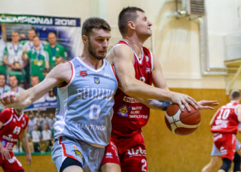Marijampoliečiai palaužė svečius iš Mažeikių su Artūru Jomantu priešakyje