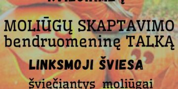Moliūgų skaptavimo bendruomeninė talka