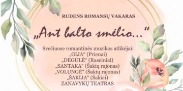 Romansų vakaras Šakiuose