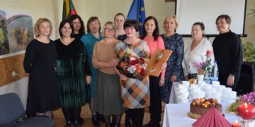 Už ilgametį darbą padėkota seniūno pavaduotojai