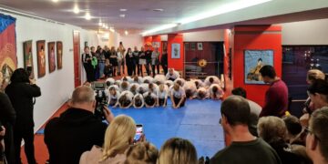 Aikido mokyklos „Aikivaras“ dešimtmečio paminėjimas – parodų atidarymai, arbatos gėrimo ceremonija ir aikido pasirodymai