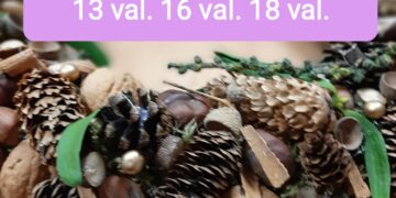 Advento vainikų kūrimo edukacija