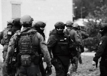 Aro pareigūnai pratybose