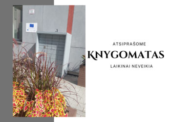 Laikinai neveikia bibliotekos knygomatas