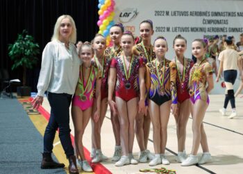 Gimnastės puikiai pasirodė Prienuose
