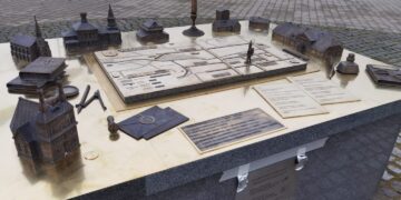 Įrengtas senojo Vilkaviškio miesto maketas