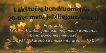 Lakštučių bendruomenės jubiliejus