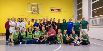 Mokytojų futbolo turnyro dalyviai