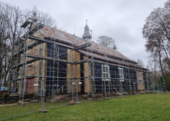 Prasidėjo Ilguvos bažnyčios restauravimo darbai