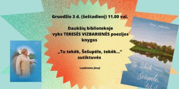 TERESĖS VIZBARIENĖS knygos sutiktuvės