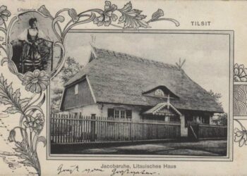 Lietuvių namas Tilžėje, 1908 m. atvirukas