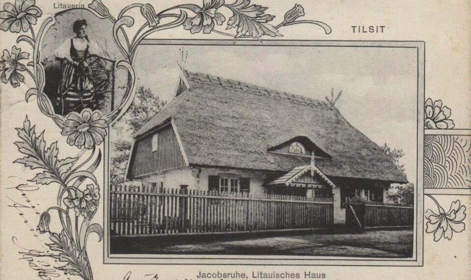Lietuvių namas Tilžėje, 1908 m. atvirukas
