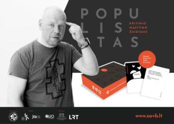 Kritinio mąstymo žaidimas „Populistas“ - jau ir Petro Kriaučiūno bibliotekoje!