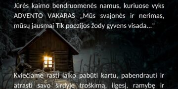 Advento vakaras Jūrės miestelyje