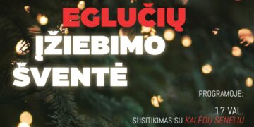 Baraginės eglutės įžiebimas