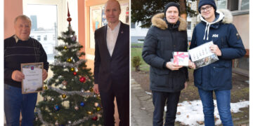 Už nuopelnus Kybartų kraštui apdovanoti kybartiečiai