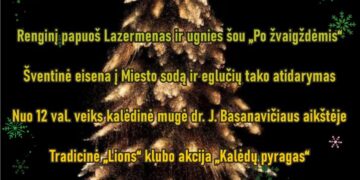 Vilkaviškio Kalėdinės eglutės įžiebimas