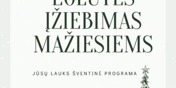 Eglutės įžiebimas mažiesiems