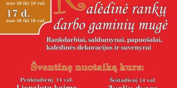 Kalėdinių rankų darbo gaminių mugė