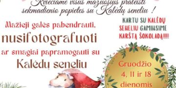 Kalėdų dirbtuvės su Kalėdų seneliu