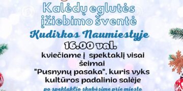 Kudirkos Naumiesčio Kalėdų eglės įžiebimas