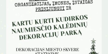 Kudirkos Naumiesčio dekoracijų parko puošimas