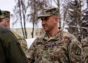 Marijampolėje apdovanoti JAV rotacinių pajėgų kariai