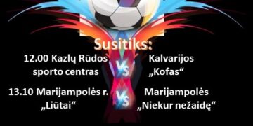 Marijampolės apskrities salės futbolo pirmenybės. I turas