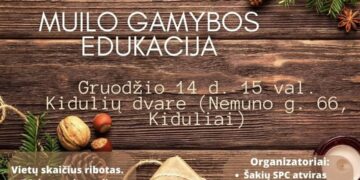 Muilo gamybos edukacija