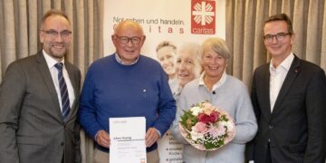 Vilkaviškio rajono garbės pilietis Alfons Hoping apdovanotas už ilgametę paramą Lietuvai