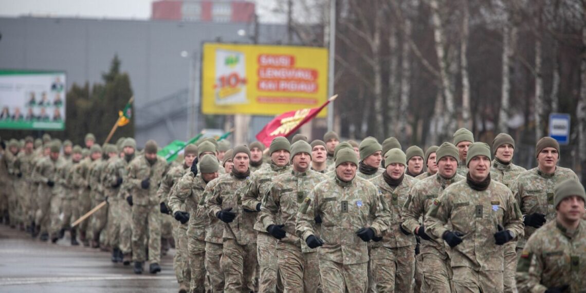 Laisvės gynėjų dieną kariai sutiko kartu gyventojais @ Vytenio bataliono nuotr.