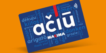 AČIŪ kortelė